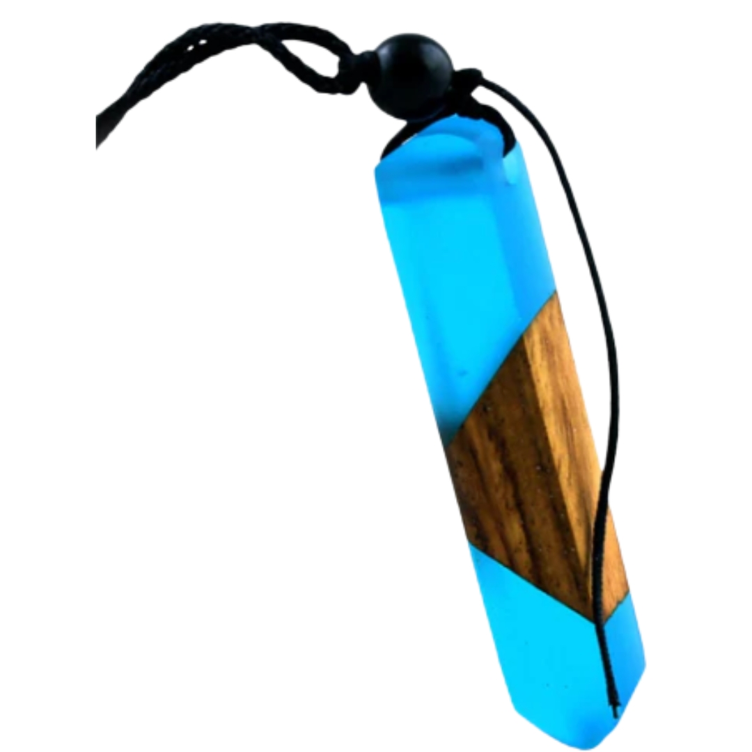 Natural Wood And Water Anti-Anxiety Necklace