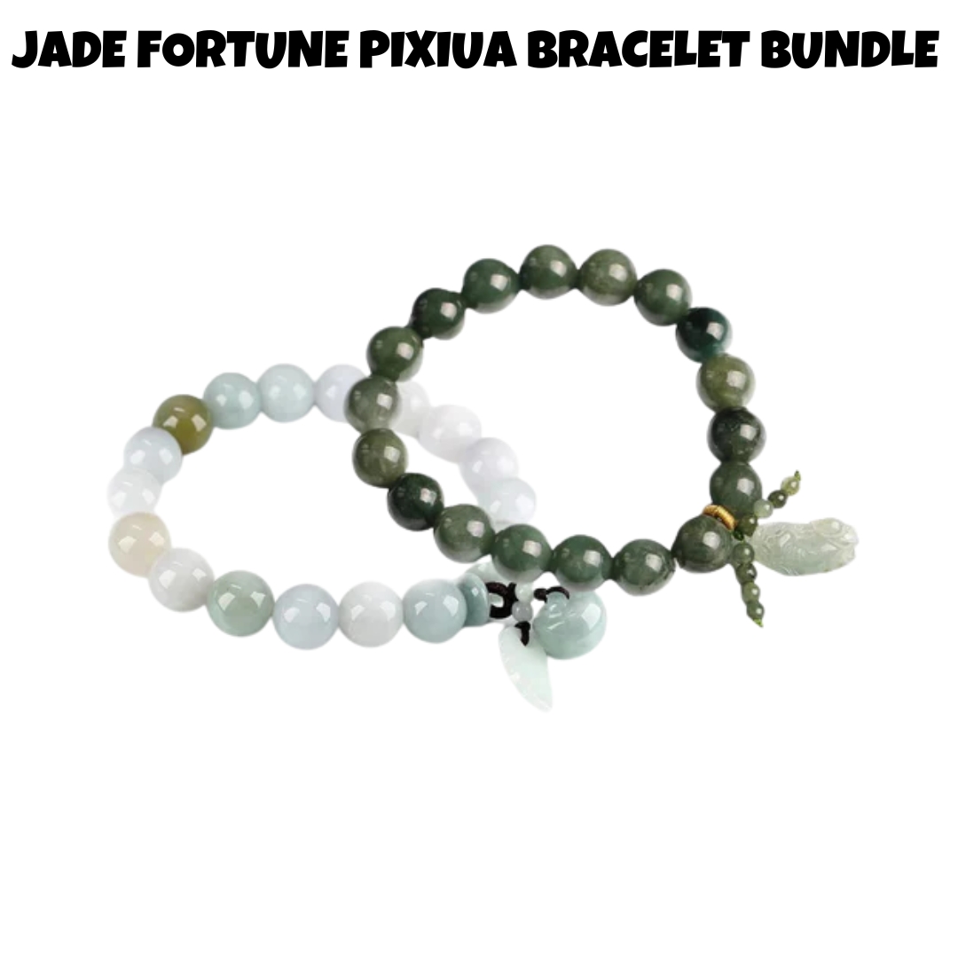 Jade Fortune Pixiu Bracelet Bundle