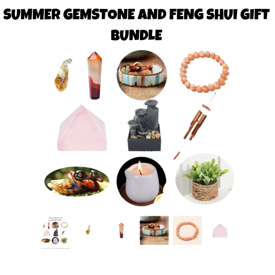 Summer Gemstone and Feng Shui Gift Bundle